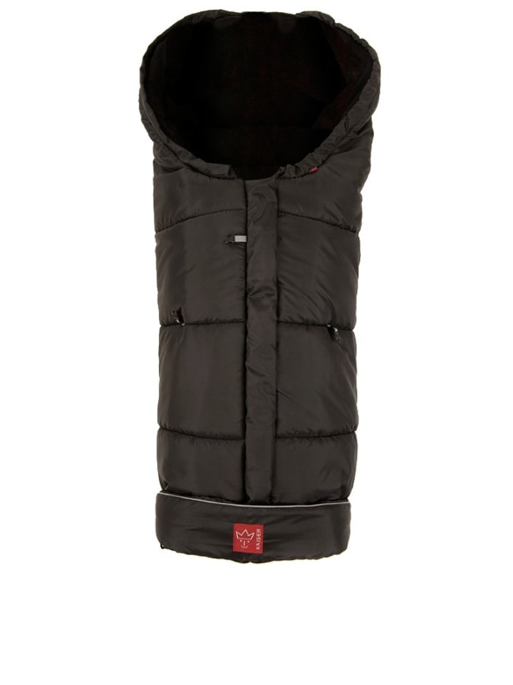 Kaiser Naturfellprodukte Śpiworek do wózka dziecięcego "Timbatoo" w kolorze czarnym - 48 x 105 cm rozmiar: onesize