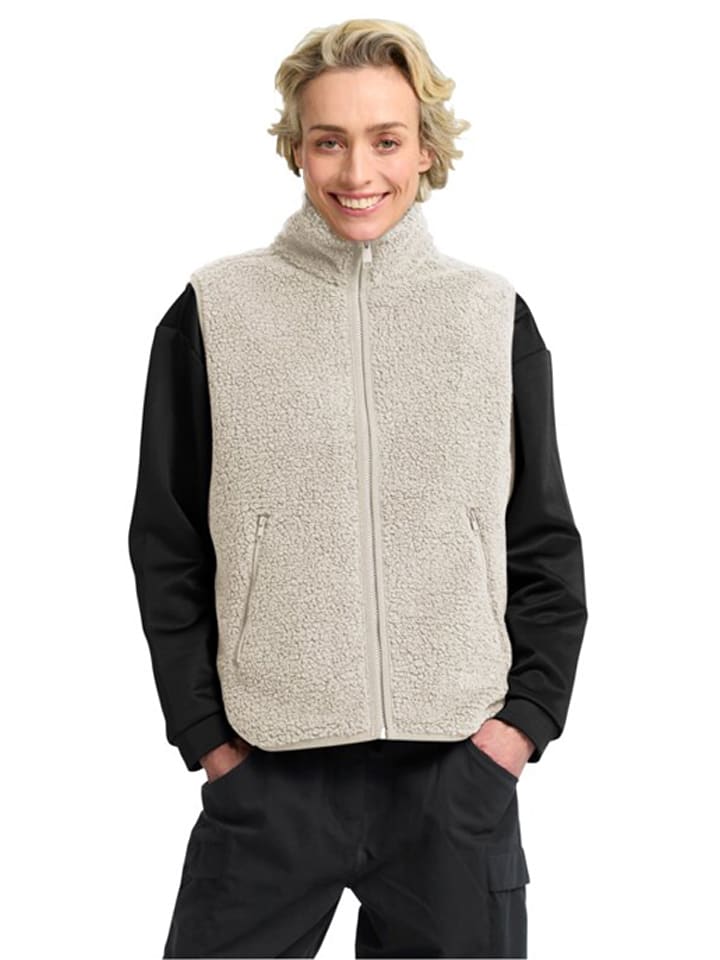 Jack Wolfskin Kamizelka polarowa "High Curl" w kolorze kremowym rozmiar: XXL