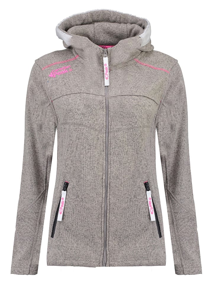 Canadian Peak Kurtka polarowa "Terrufleak" w kolorze szarym rozmiar: XL