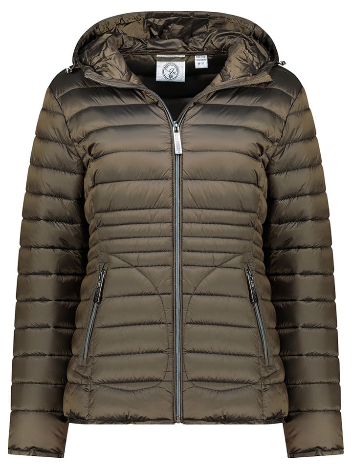 Geographical Norway Kurtka pikowana "Breezi" w kolorze khaki rozmiar: S