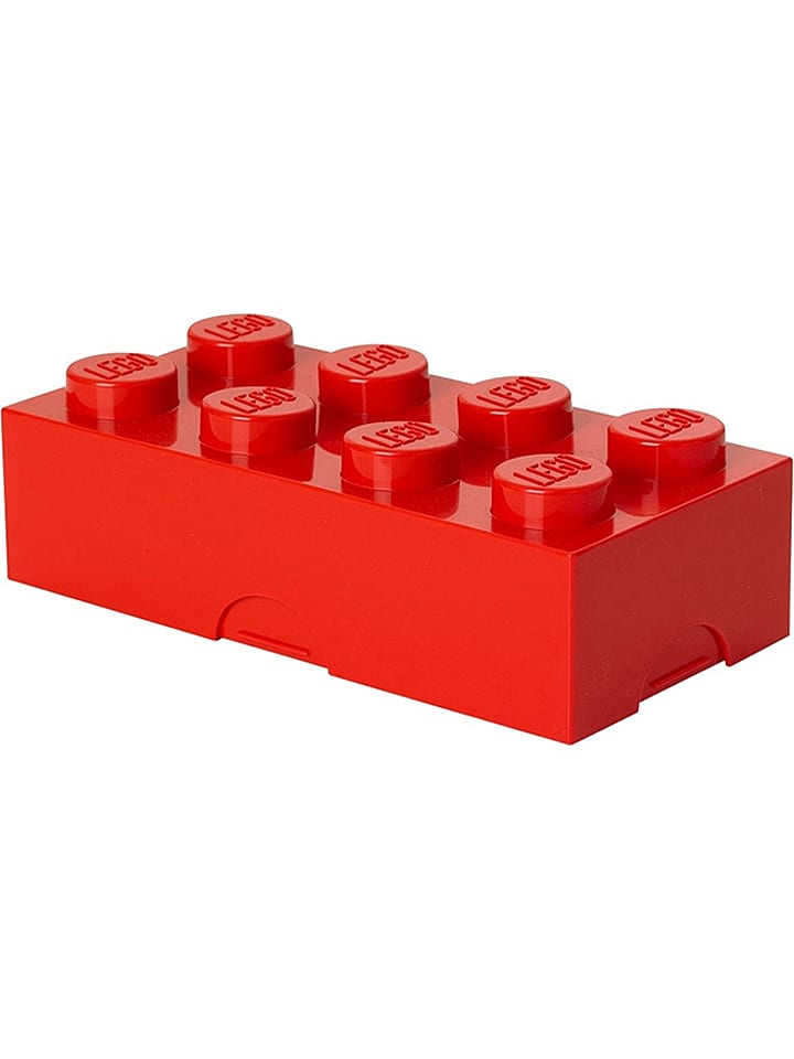 LEGO Pojemnik "Classic Brick 8" w kolorze czerwonym na lunch - 20 x 7,3 x 10 cm rozmiar: onesize