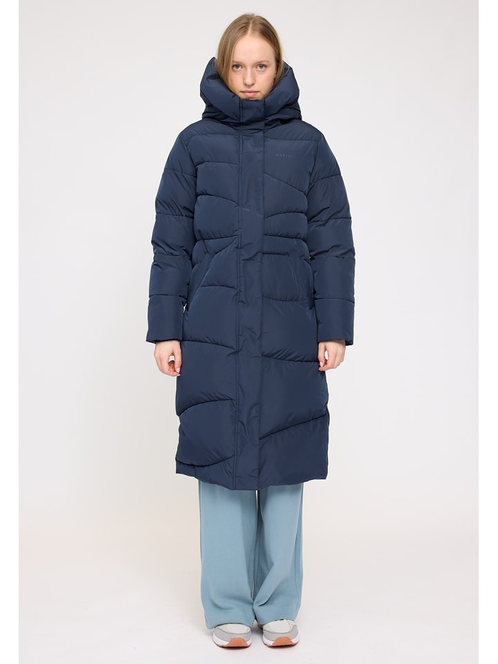 MAZINE Płaszcz zimowy w kolorze granatowym rozmiar: S