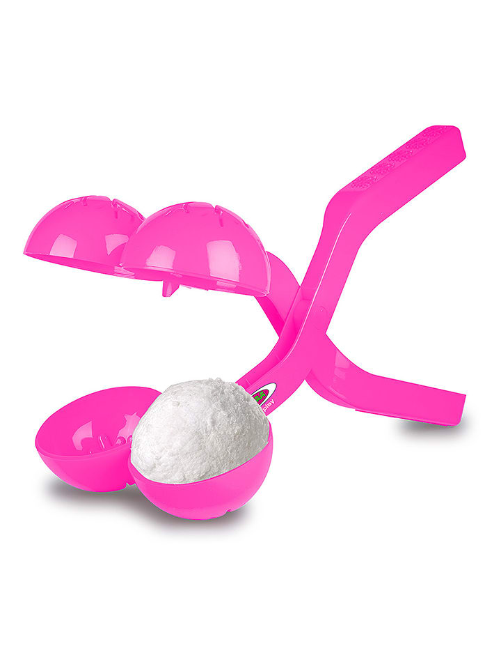 Jamara Szczypce "Snow Play" w kolorze różowym do śnieżek - 2+ rozmiar: onesize