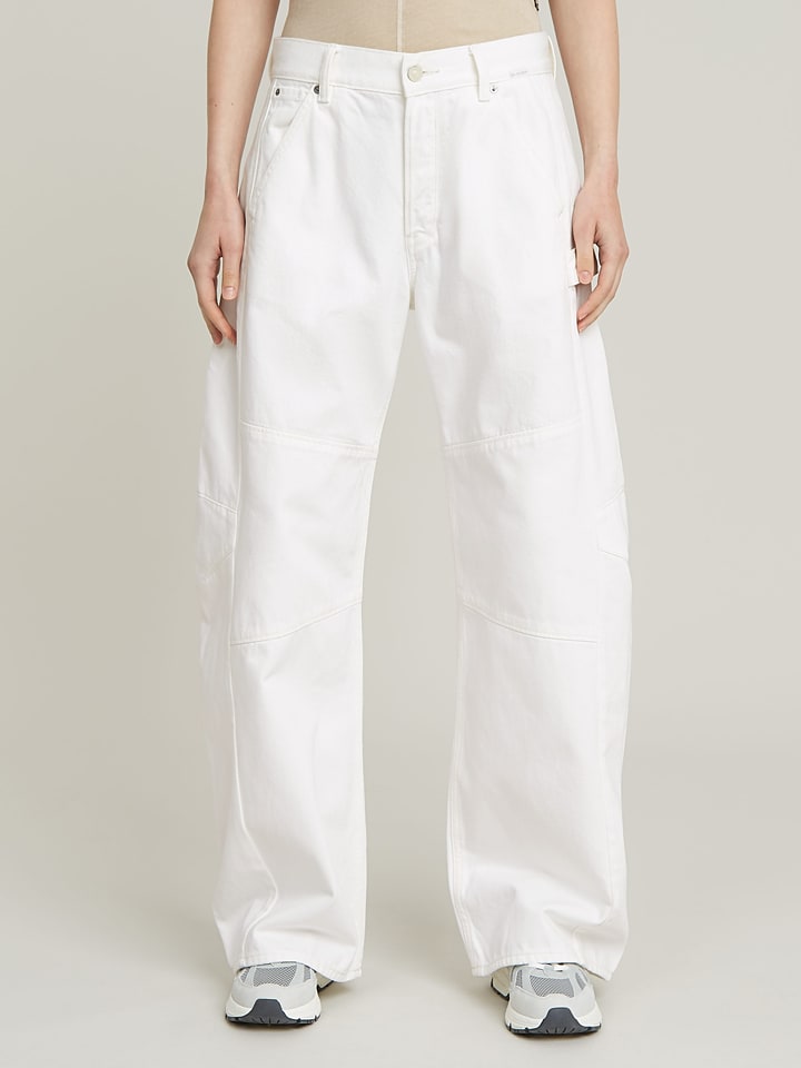 G-Star Dżinsy - Loose fit - w kolorze białym rozmiar: W31/L30