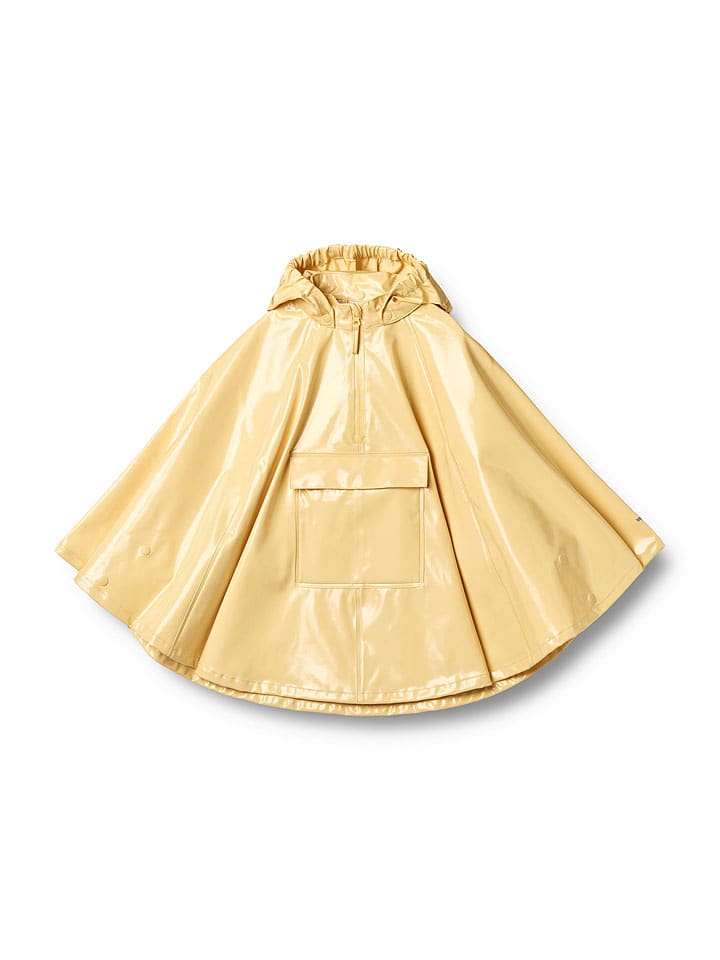 Wheat Ponczo przeciwdeszczowe "Drops" w kolorze żółtym rozmiar: 128-140