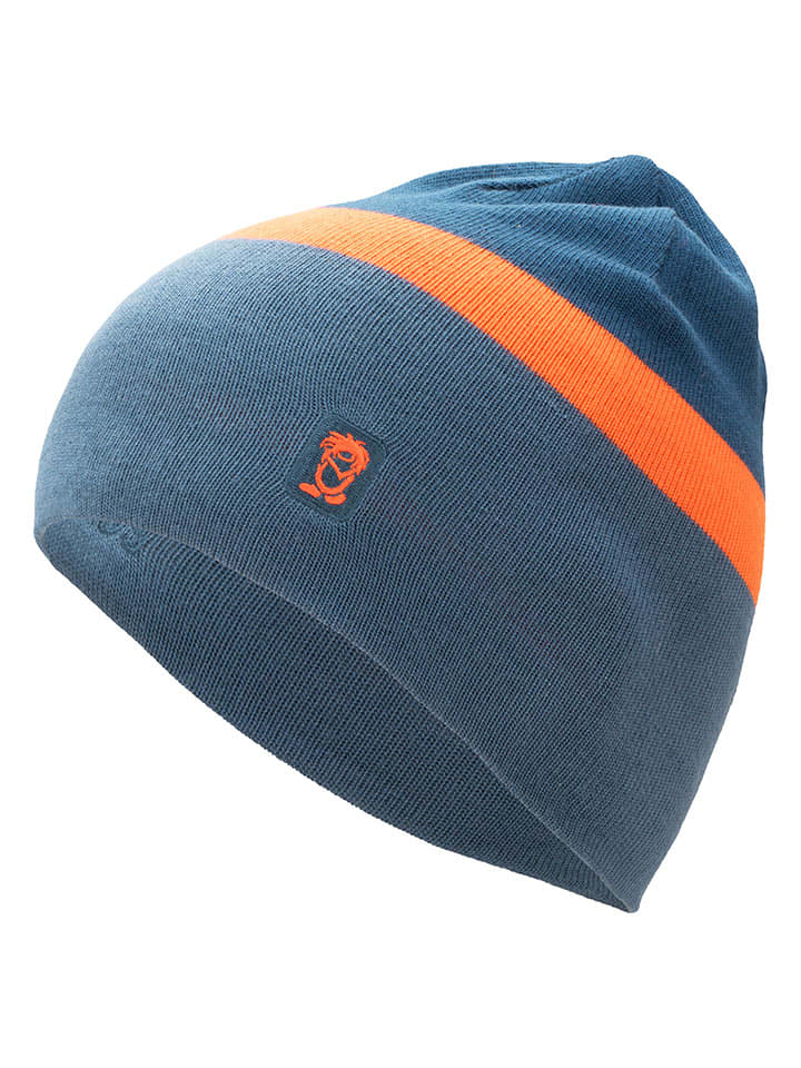 Trollkids Czapka beanie "Nordland" w kolorze niebieskim rozmiar: 52-56 cm