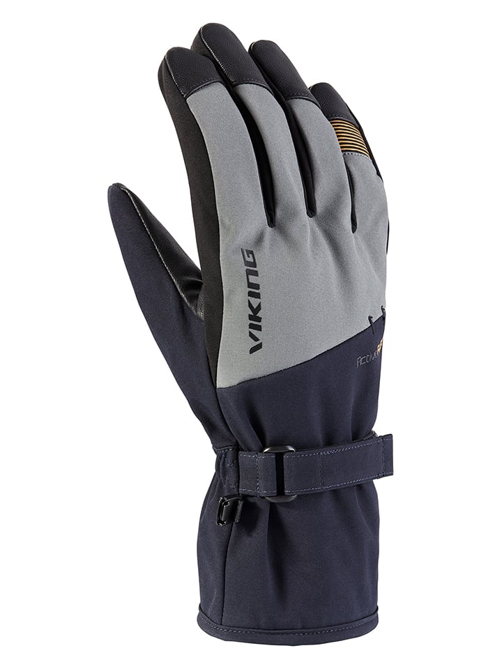 Viking Rękawiczki narciarskie "Diran" w kolorze granatowo-szarym rozmiar: 10