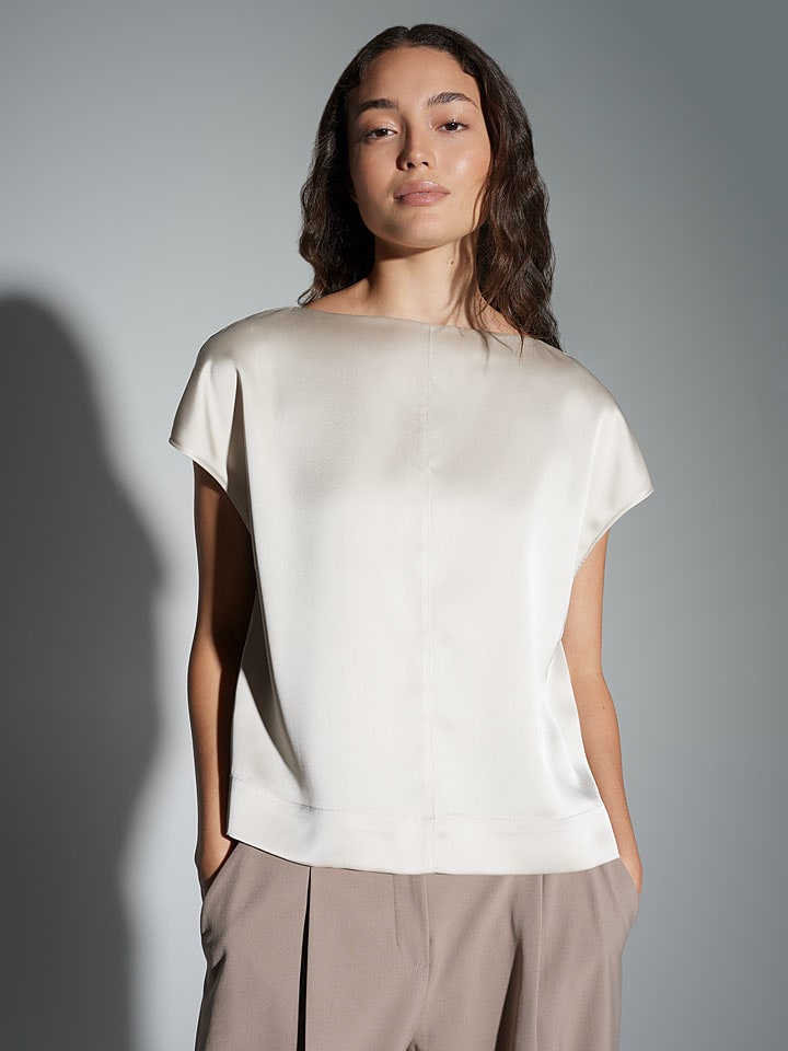 OPUS Bluzka "Festiva" w kolorze kremowym rozmiar: 40