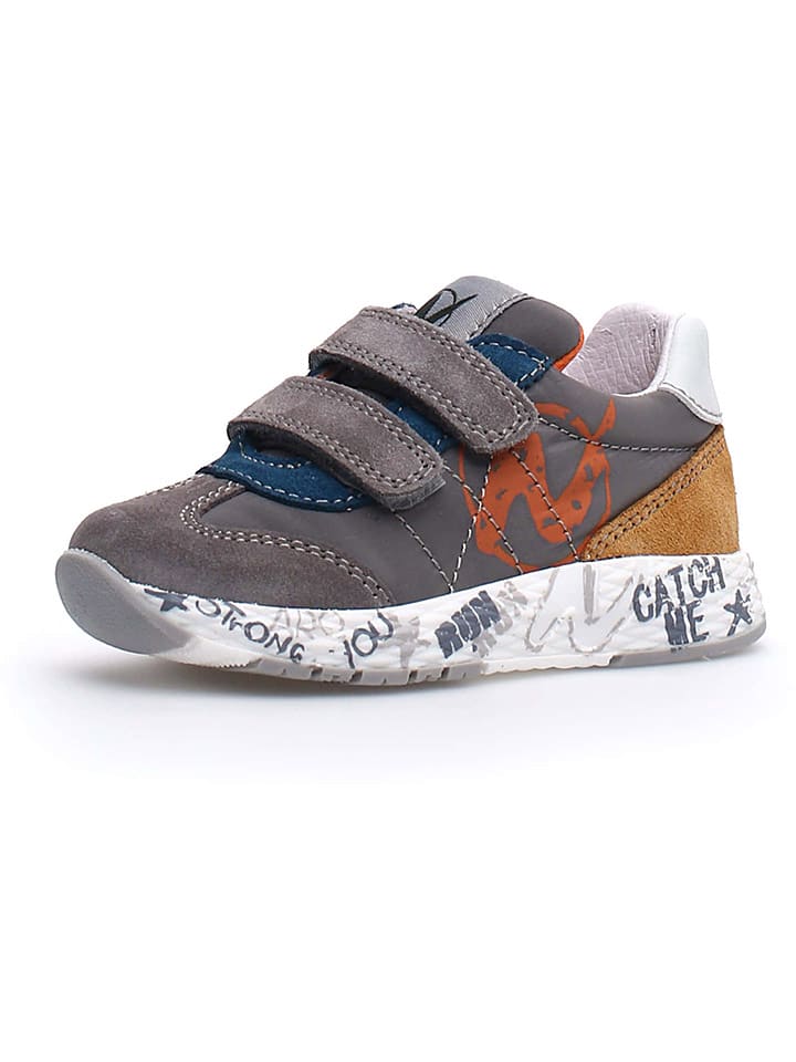 Naturino Sneakersy "Jesko" w kolorze szaro-błękitnym rozmiar: 21