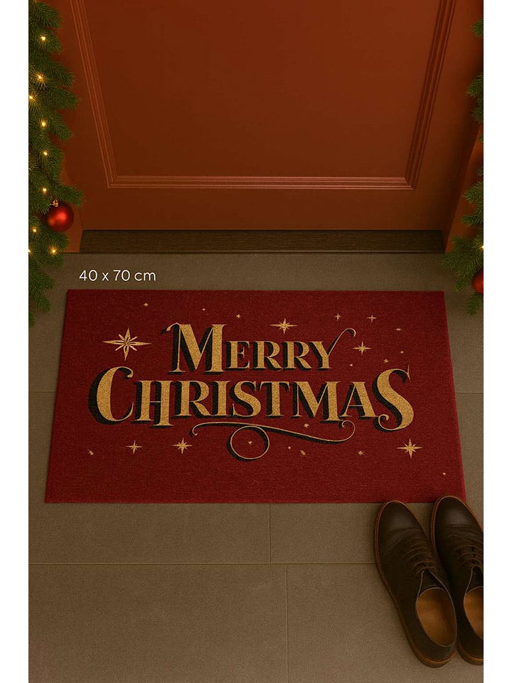 Mioli Wycieraczka w kolorze czerwonym rozmiar: 40x70 cm