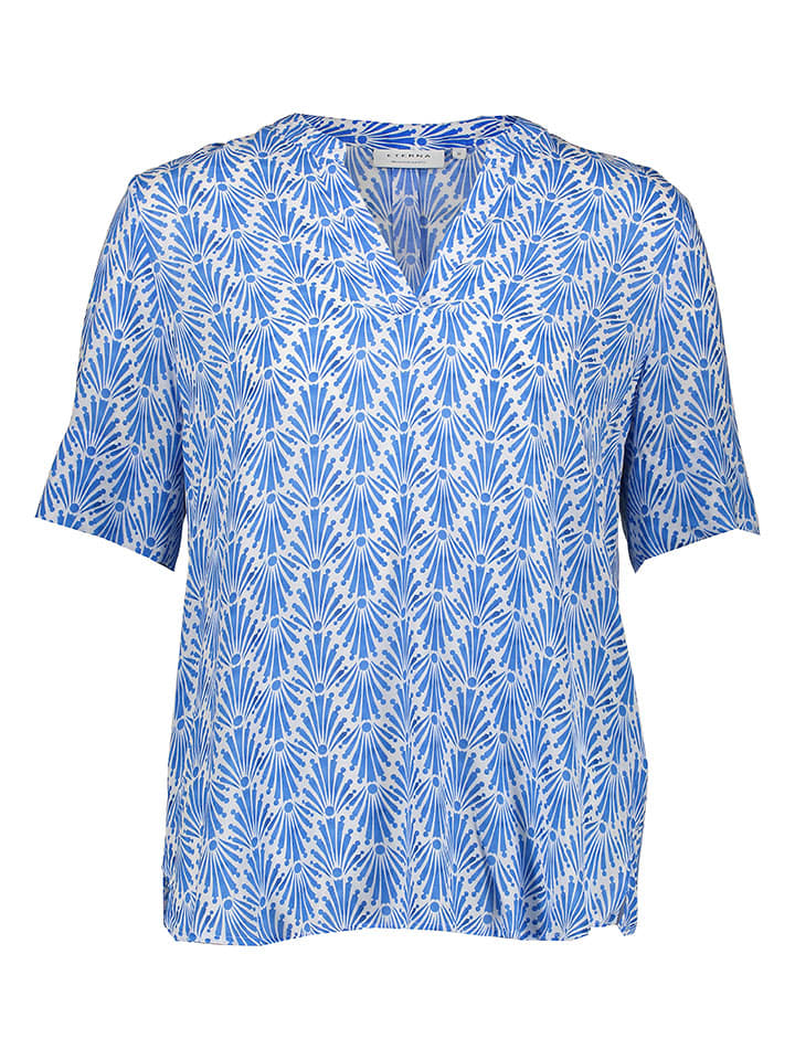 Eterna Bluzka w kolorze niebiesko-białym rozmiar: 42