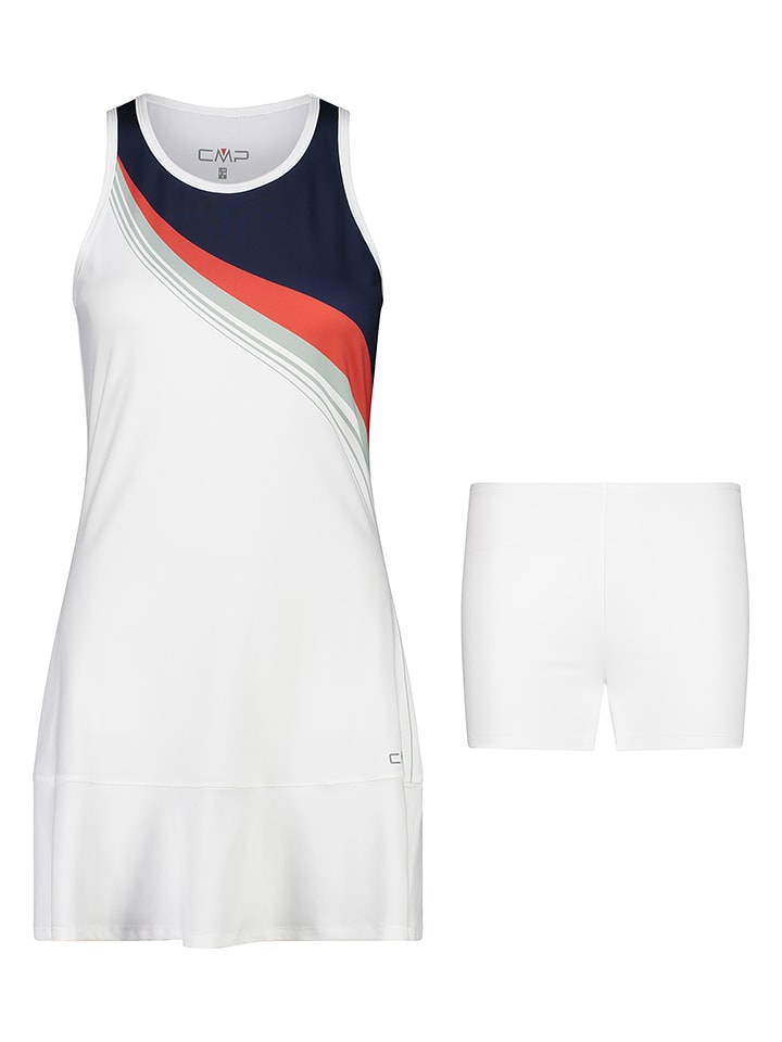 CMP Sukienka funkcyjna 2w1 w kolorze białym rozmiar: 38