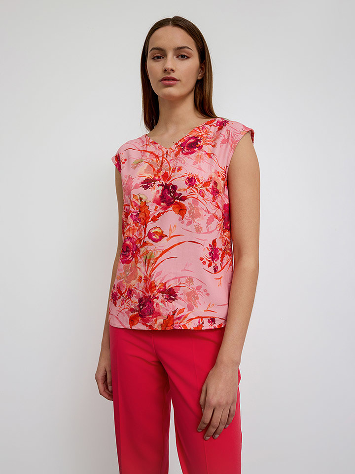 BGN Bluzka w kolorze czerwono-jasnoróżowym rozmiar: 38