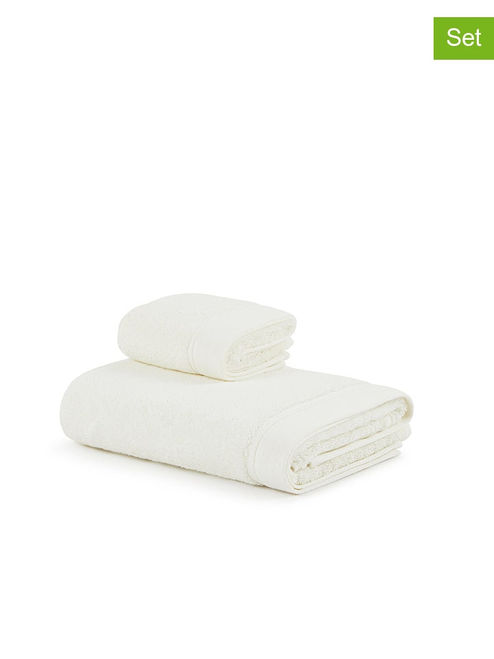 Lanerossi Ręczniki (2 szt.) w kolorze białym do rąk rozmiar: onesize