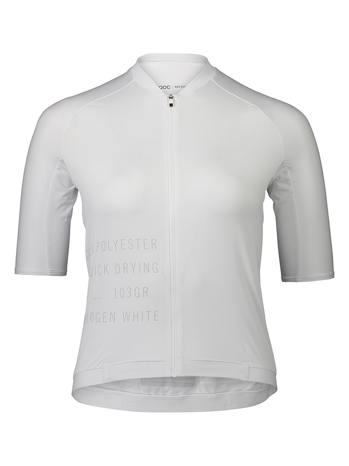 POC Koszulka kolarska "Pristine" w kolorze białym rozmiar: L