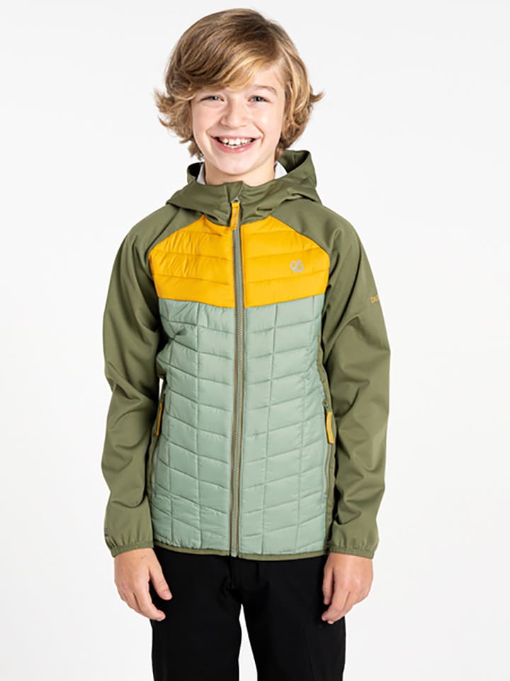 Dare 2b Kurtka hybrydowa "Explore II" w kolorze zielono-żółtym rozmiar: 116