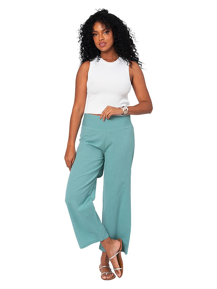 Aller Simplement Spodnie w kolorze miętowym rozmiar: 42