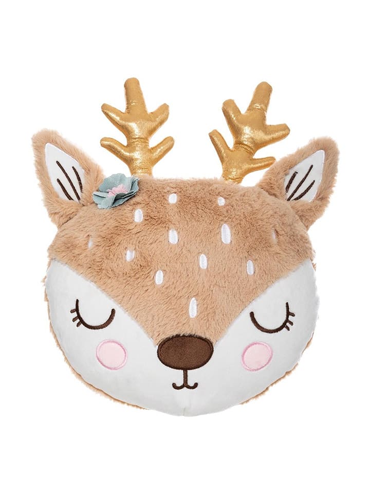 WellHome for Kids Poduszka w kolorze jasnobrązowym - 31 x 38 x 12 cm rozmiar: onesize