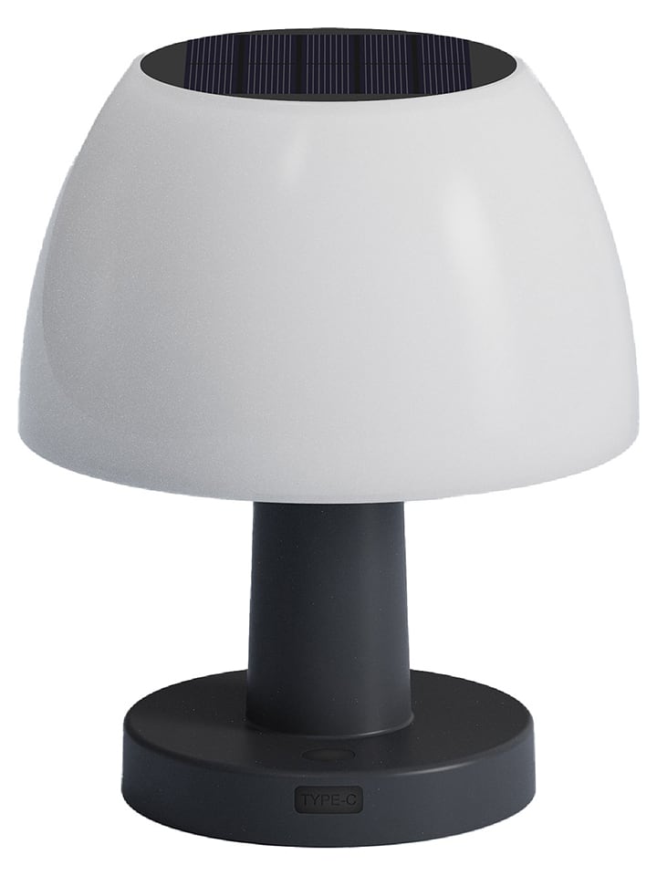 lumisky Lampa stołowa LED "Lumina" w kolorze czarno-białym - wys. 15,3 x Ø 13,5 cm rozmiar: onesize