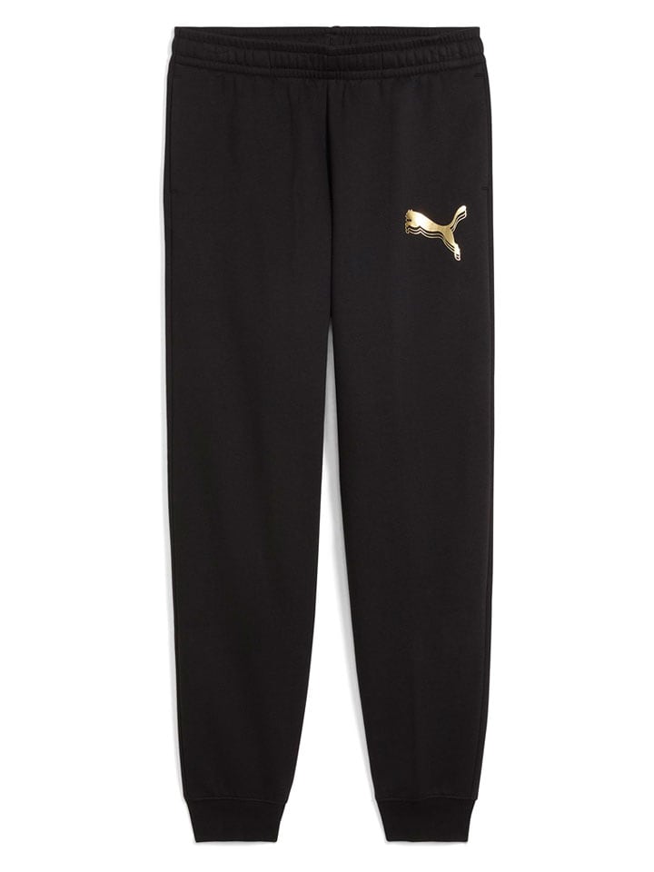 Puma Spodnie dresowe w kolorze czarnym rozmiar: 140