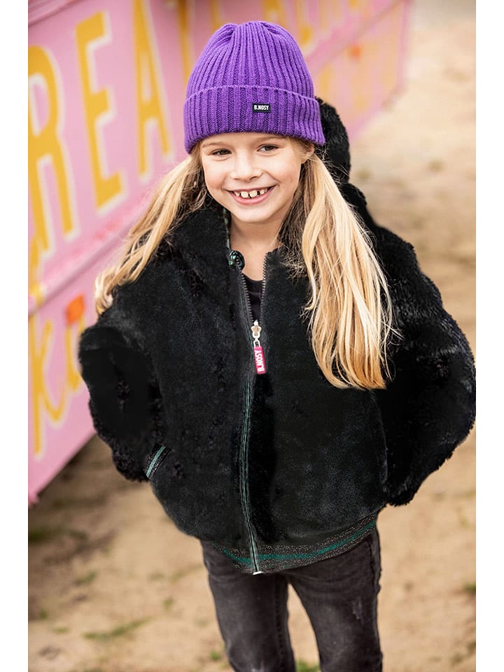 B.Nosy Dwustronna kurtka przejściowa w kolorze czarno-zielonym rozmiar: 98