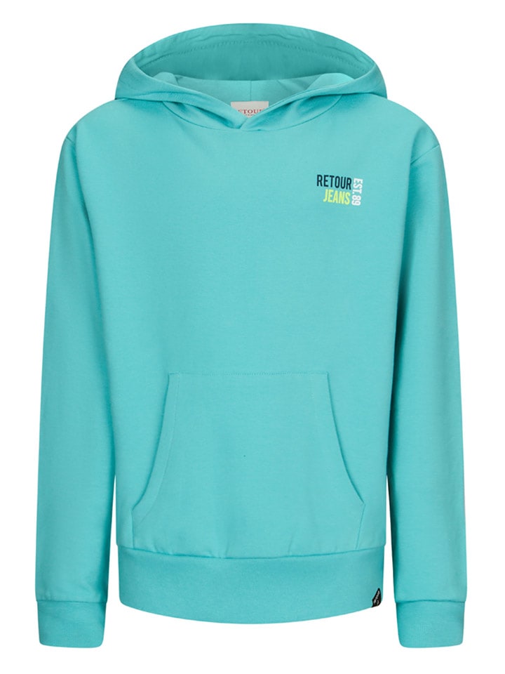 Retour Bluza "William" w kolorze turkusowym rozmiar: 116