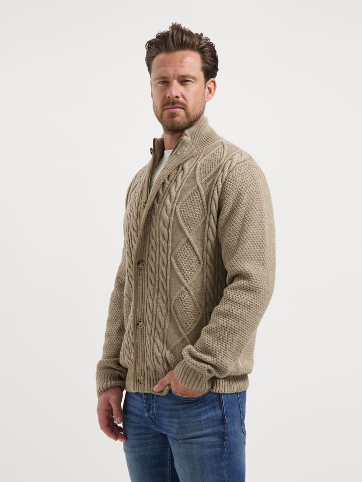 TRAVELIN' Kardigan w kolorze khaki rozmiar: XXL