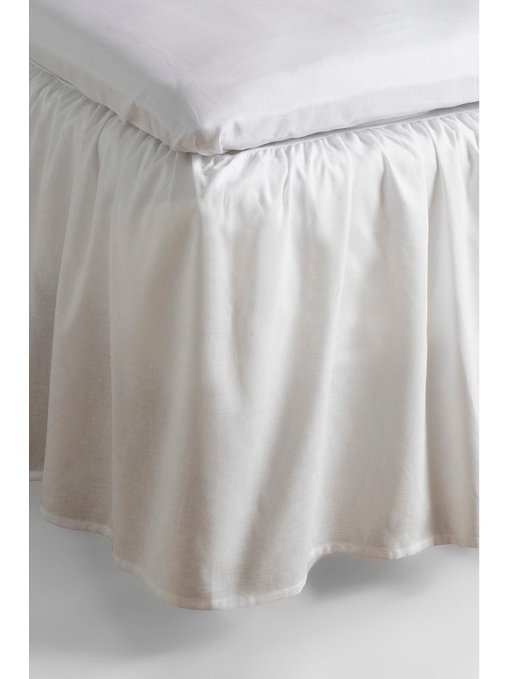 Jotex Prześcieradło "Zack" w kolorze białym na gumce rozmiar: 160x200 cm