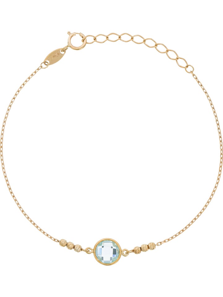 OR ÉCLAT Złota bransoletka "Belle Topaze" z topazem rozmiar: onesize