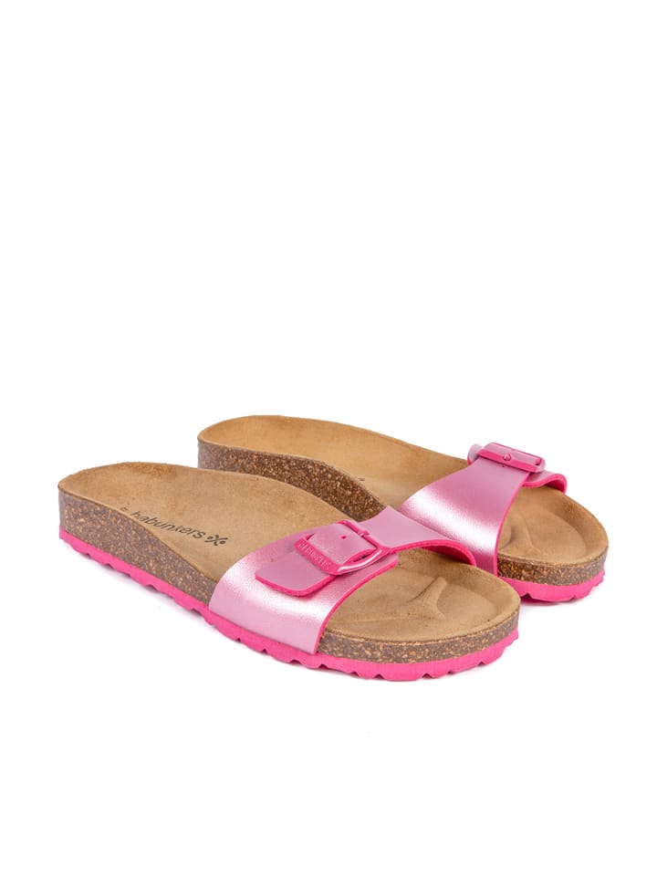 BABUNKERS Family Klapki w kolorze różowym rozmiar: 41