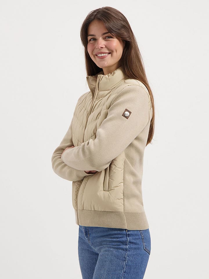 TRAVELIN' Kurtka przejściowa w kolorze beżowym rozmiar: XXL