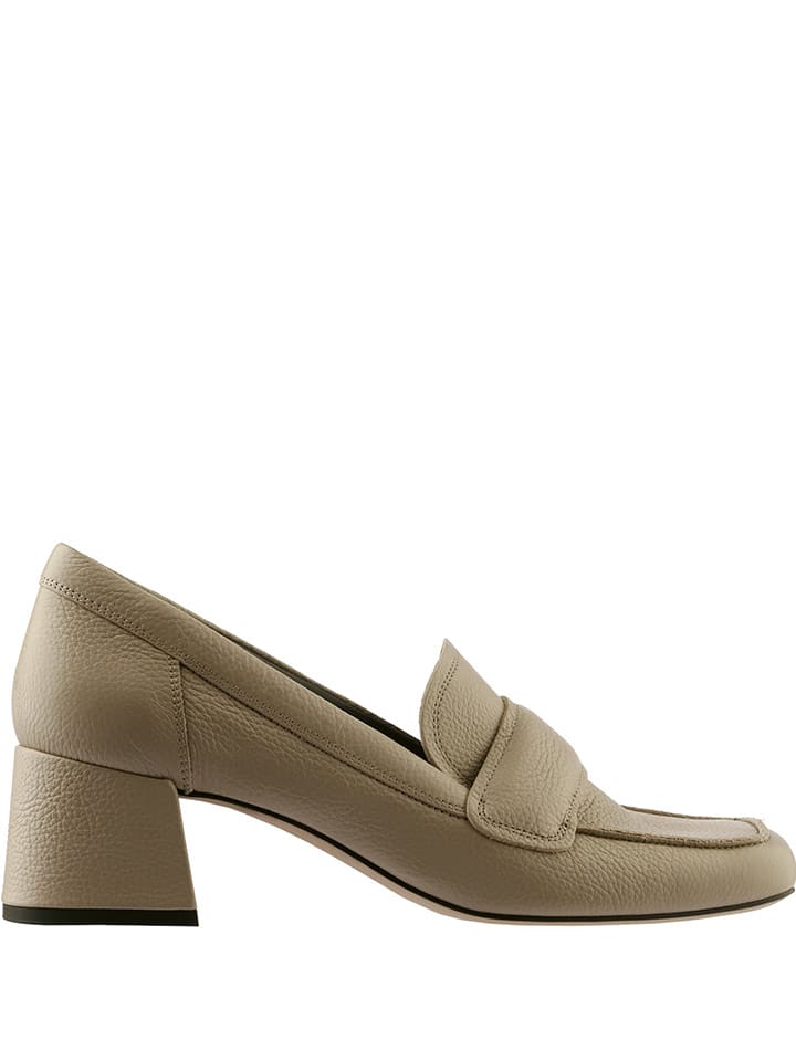 Högl Skórzane czółenka "Cassia" w kolorze szarobrązowym rozmiar: 38,5