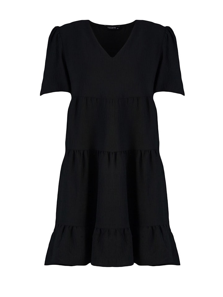 trendyol Sukienka w kolorze czarnym rozmiar: 38