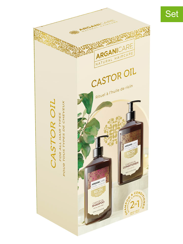 Argani Care 2-częściowy zestaw do włosów "Duo Box - Castor oil" rozmiar: onesize