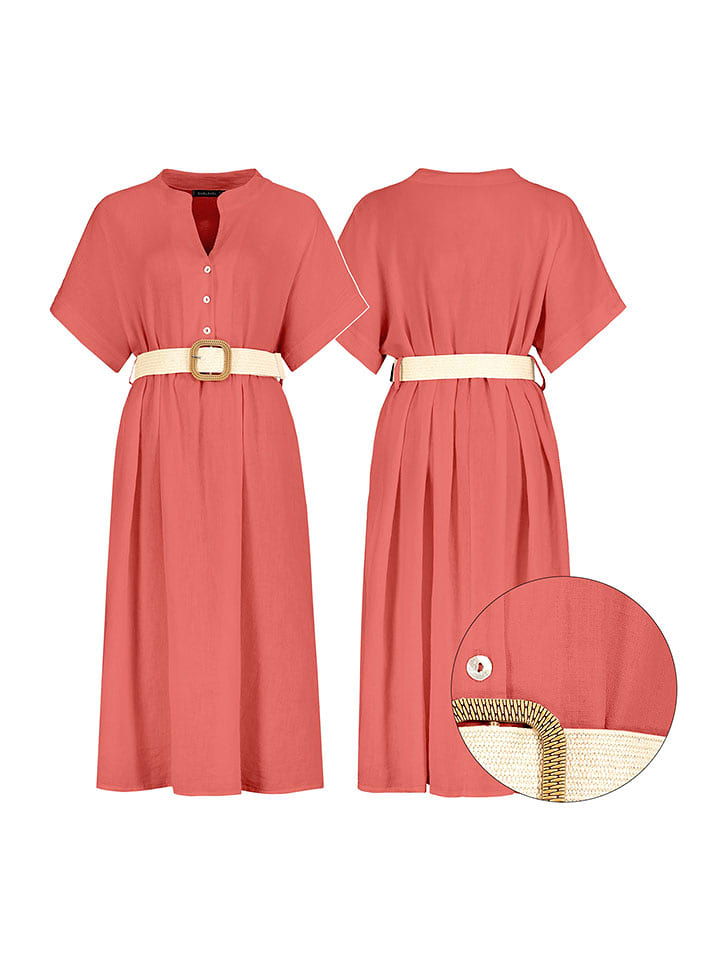 Eight2Nine Sukienka w kolorze czerwonym rozmiar: L/XL