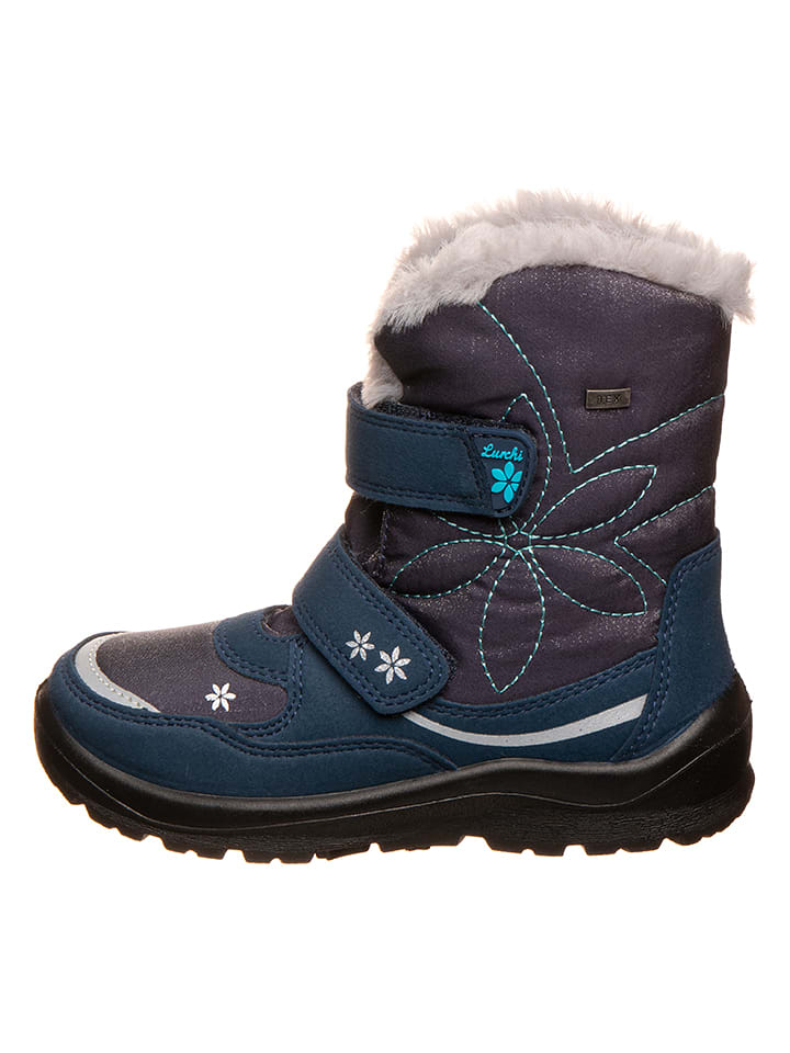 Lurchi Kozaki zimowe "Kamila" w kolorze granatowym rozmiar: 31