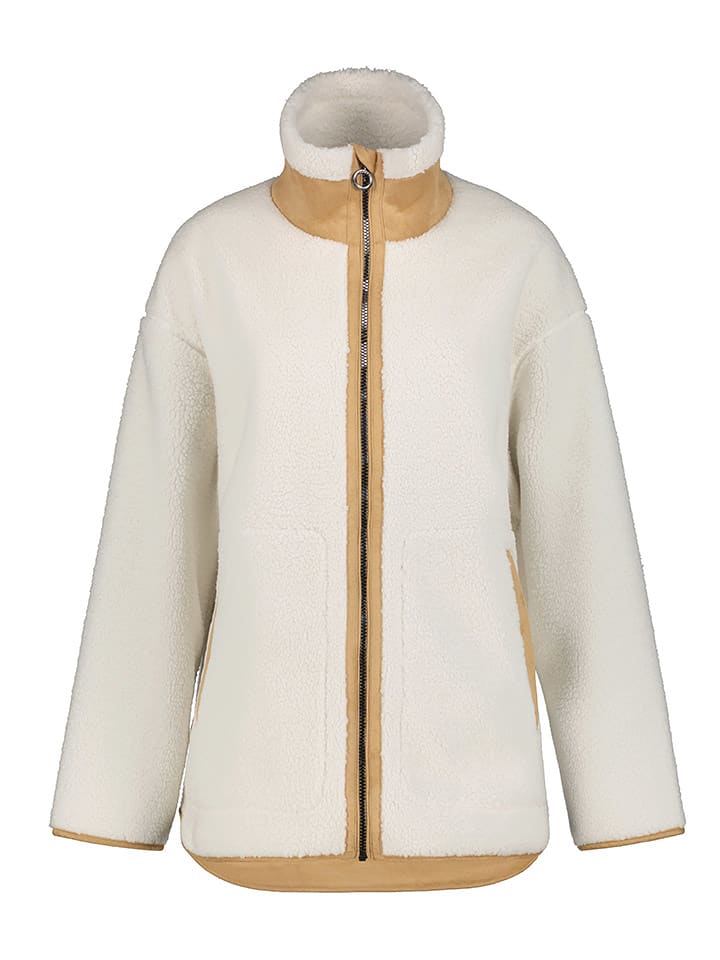 LUHTA Kurtka polarowa "Hartola" w kolorze białym rozmiar: 36