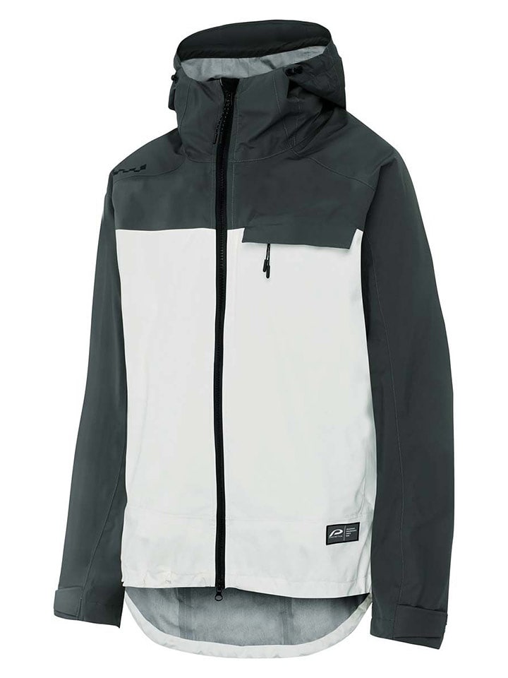 Protective Kurtka przeciwdeszczowa "Space Age" w kolorze szaro-białym rozmiar: XL