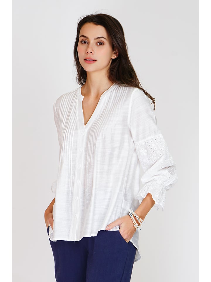 ASSUILI Bluzka w kolorze białym rozmiar: 42