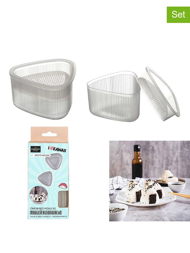 COOK CONCEPT Formy (2 szt.) na kulki ryżowe - 4,4 x 7,5 x 4,4 cm rozmiar: onesize