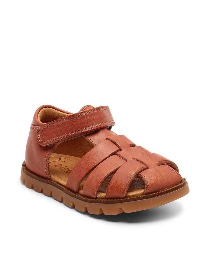 bisgaard Skórzane półsandały w kolorze jasnoróżowym rozmiar: 27