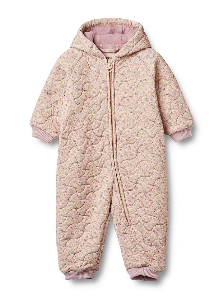 Wheat Kombinezon termiczny "Cuddle" w kolorze jasnoróżowym rozmiar: 92