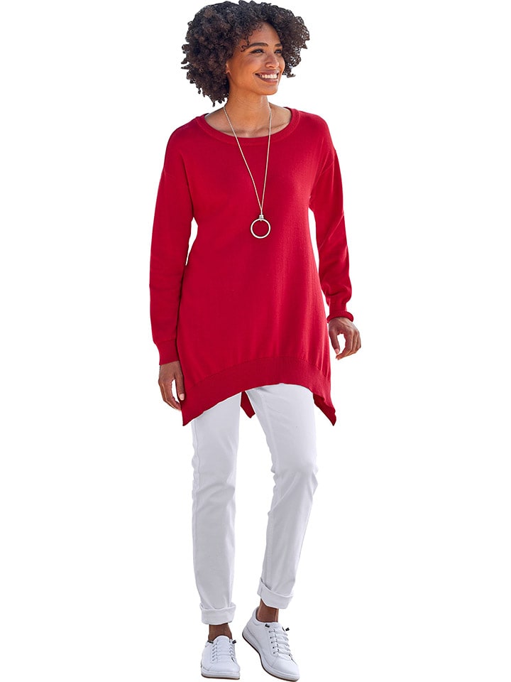 Heine Sweter w kolorze czerwonym rozmiar: 36