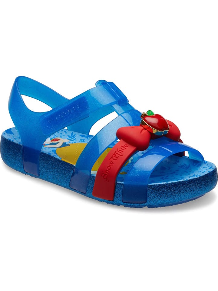 Crocs Sandały "Snow White" w kolorze niebiesko-czerwonym rozmiar: 19/20