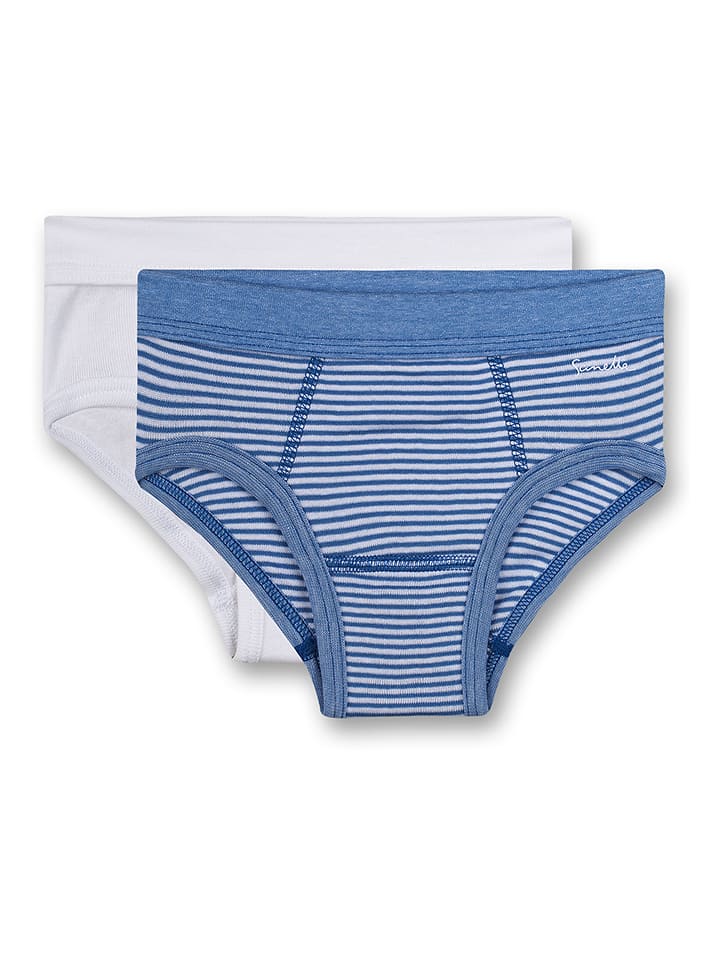 Sanetta Majtki (2 pary) w kolorze niebieskim i białym rozmiar: 140