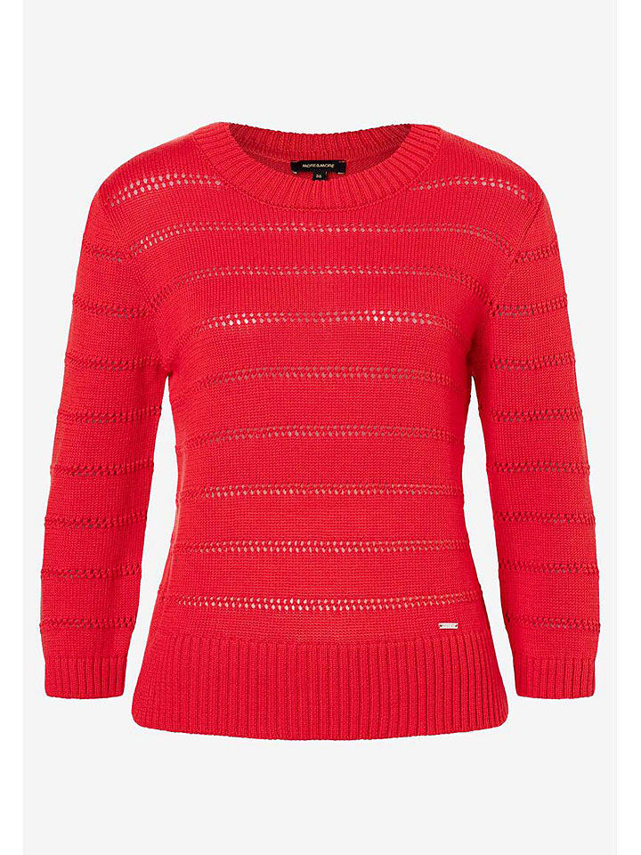 More & More Sweter w kolorze czerwonym rozmiar: 36