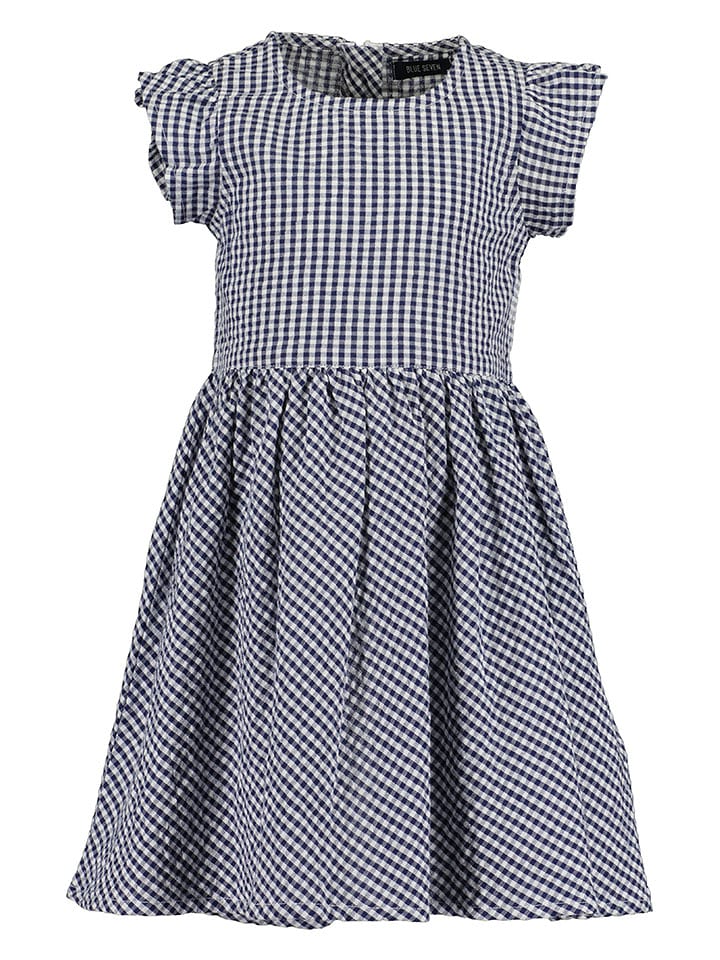 Blue Seven Sukienka w kolorze granatowo-białym rozmiar: 92