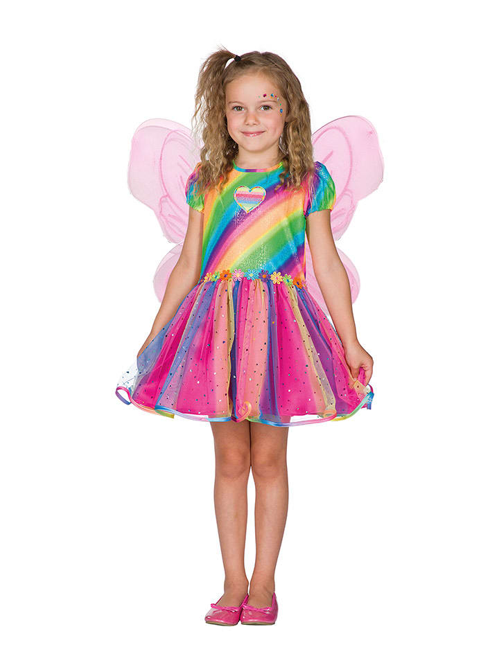 Party x People Sukienka kostiumowa "Rainbow fairy" w różnych kolorach rozmiar: 116