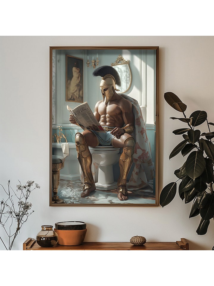 ABERTO DESIGN Druk artystyczny w drewnianej ramce - 70 x 50 cm rozmiar: onesize