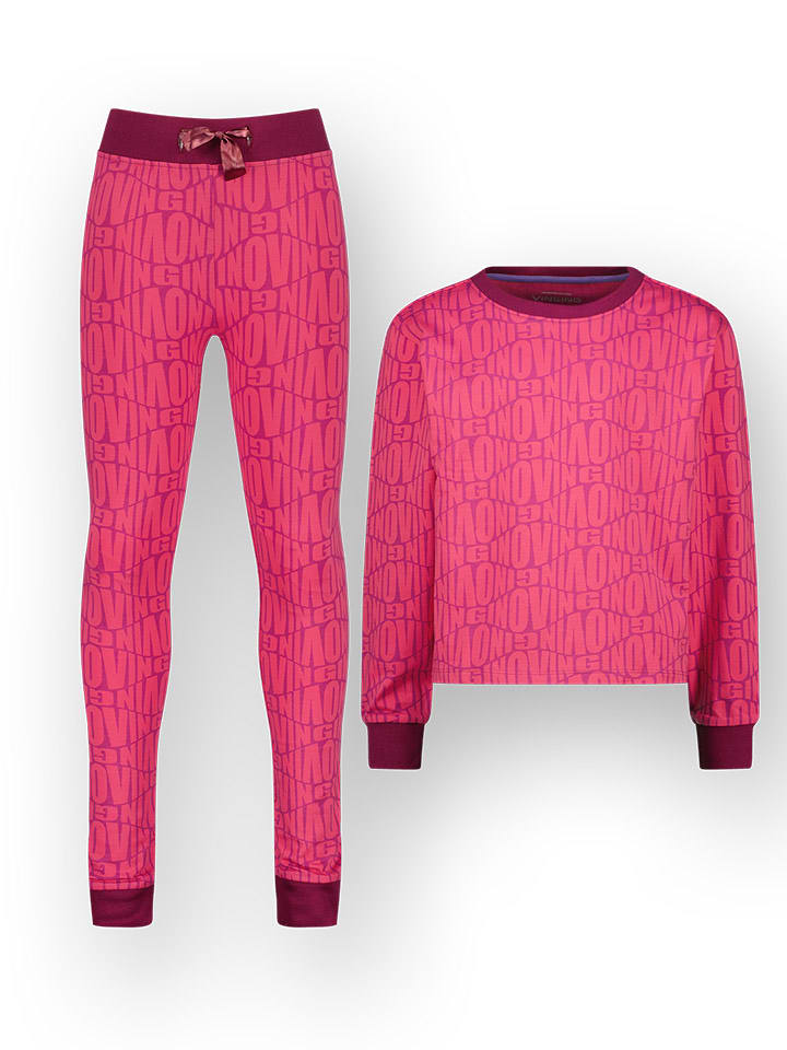 Vingino Piżama w kolorze różowym rozmiar: 170/176